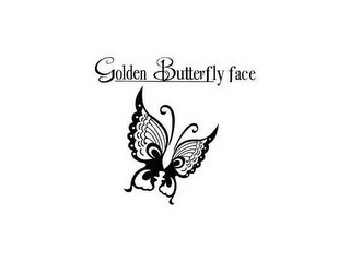 GOLDEN BUTTERFLY FACE logo
