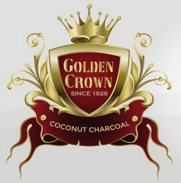 GOLDEN CROWN SINCE 1926 COCONUT CHARCOAL logo