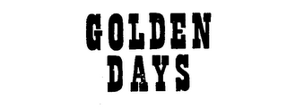 GOLDEN DAYS logo