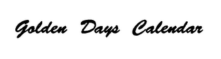 GOLDEN DAYS CALENDAR logo