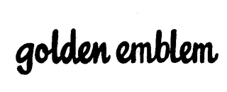 GOLDEN EMBLEM logo