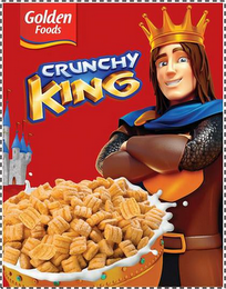 GOLDEN FOODS CRUNCHY KING logo