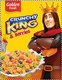 GOLDEN FOODS CRUNCHY KING & BERRIES logo