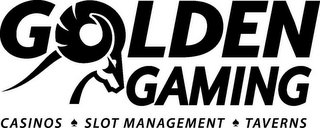 GOLDEN GAMING CASINOS SLOT MANAGEMENT TAVERNS logo