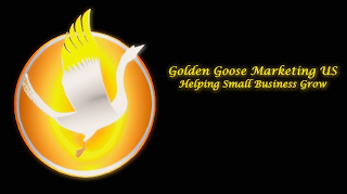 GOLDEN GOOSE MARKETING US HELPING SMALL BUSINESS GROW logo