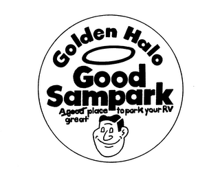 GOLDEN HALO GOOD SAMPARK A GREAT PLACE TO PARK YOUR RV logo