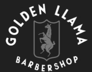 GOLDEN LLAMA BARBERSHOP logo