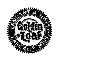 GOLDEN LOAF TENNANT & HOYT CO. LAKE CITY, MINN. logo