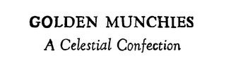 GOLDEN MUNCHIES A CELESTIAL CONFECTION logo