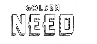 GOLDEN NEED logo