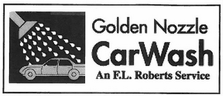 GOLDEN NOZZLE CARWASH AN F.L. ROBERTS SERVICE logo