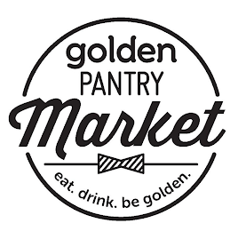 GOLDEN PANTRY MARKET EAT. DRINK. BE GOLDEN. logo
