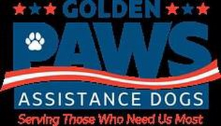 GOLDEN PAWS ASSISTANCE DOGS SERVING THOSE WHO NEED US MOST logo