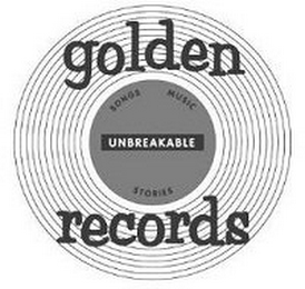 GOLDEN RECORDS SONGS MUSIC STORIES UNBREAKABLE logo