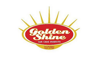 GOLDEN SHINE CAR CARE PRODUCTS CALIFORNIA CAR COVER logo
