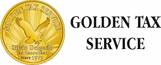 GOLDEN TAX SERVICE GOLDEN TAX SERVICE SILVIO DELGADO TAX CONSULTANT SINCE 1979 logo