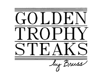 GOLDEN TROPHY STEAKS BY BRUSS logo