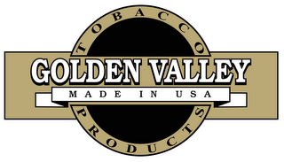 GOLDEN VALLEY MADE IN USA TOBACCO PRODUCTS logo