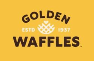 GOLDEN WAFFLES ESTD 1937 logo