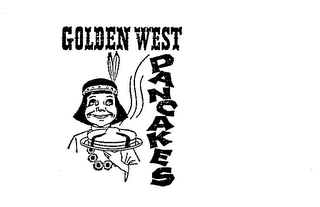 GOLDEN WEST PANCAKES logo