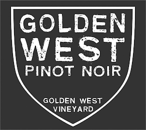 GOLDEN WEST PINOT NOIR GOLDEN WEST VINEYARD logo