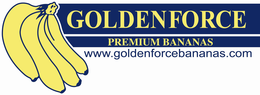GOLDENFORCE PREMIUM BANANAS WWW.GOLDENFORCEBANANAS.COM logo