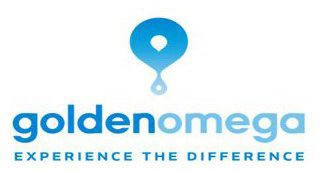 GOLDENOMEGA EXPERIENCE THE DIFFERENCE logo