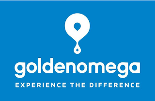 GOLDENOMEGA EXPERIENCE THE DIFFERENCE logo