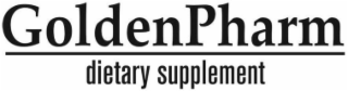 GOLDENPHARM DIETARY SUPPLEMENT logo