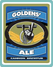 GOLDENS' ALE CANNON BREWPUB logo