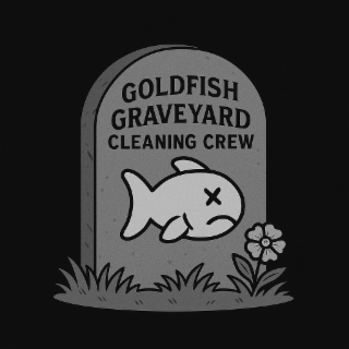 GOLDFISH GRAVEYARD CLEANING CREW logo