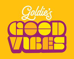 GOLDIE'S GOOD VIBES logo