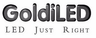 GOLDILED LED JUST RIGHT logo