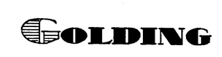 GOLDING logo