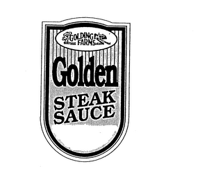 GOLDING FARMS GOLDEN STEAK SAUCE logo