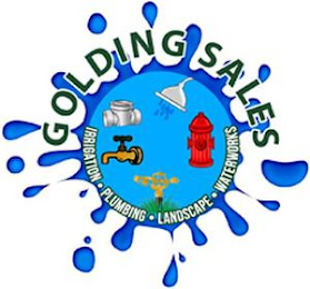 GOLDING SALES IRRIGATION PLUMBING LANDSCAPE WATERWORKS logo
