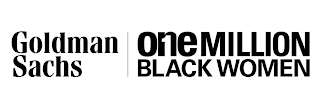 GOLDMAN SACHS ONE 1 MILLION BLACK WOMEN logo