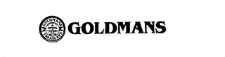GOLDMANS GOLDMANS TREASURES AUTHENTIC &ORIGINAL logo