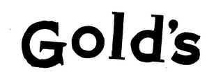GOLD'S logo