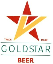 GOLDSTAR TRADE MARK BEER logo