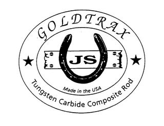 GOLDTRAX TUNGSTEN CARBIDE COMPOSITE ROD JS MADE IN THE USA logo