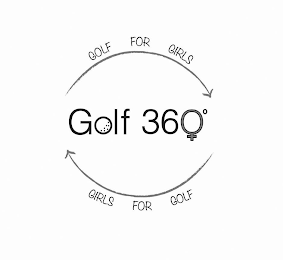 GOLF 360° GOLF FOR GIRLS GIRLS FOR GOLF logo