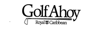 GOLF AHOY ROYAL CARIBBEAN logo