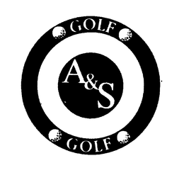 GOLF A&S GOLF logo