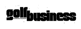 GOLF BUSINESS FORMERLY GOLFDOM logo