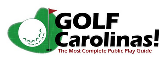 GOLF CAROLINAS! THE MOST COMPLETE PUBLIC PLAY GUIDE logo