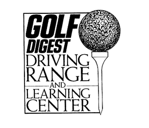 GOLF DIGEST DRIVING RANGE AND LEARNING CENTER logo