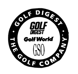 GOLF DIGEST THE GOLF COMPANY GOLF DIGEST GOLF WORLD GSO logo