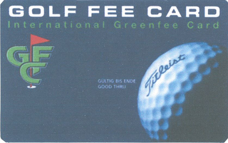 GOLF FEE CARD logo
