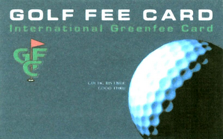GOLF FEE CARD logo